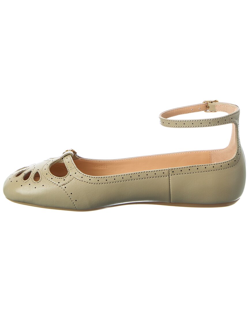 Chloé Misty Leather Ballerina Flat