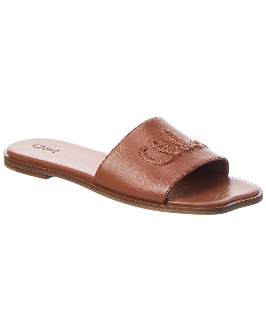 Chloé Flower Leather Sandal