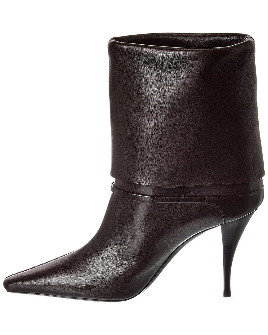 Dnu Pack Saint Laurent Vicky 90 Leather Bootie