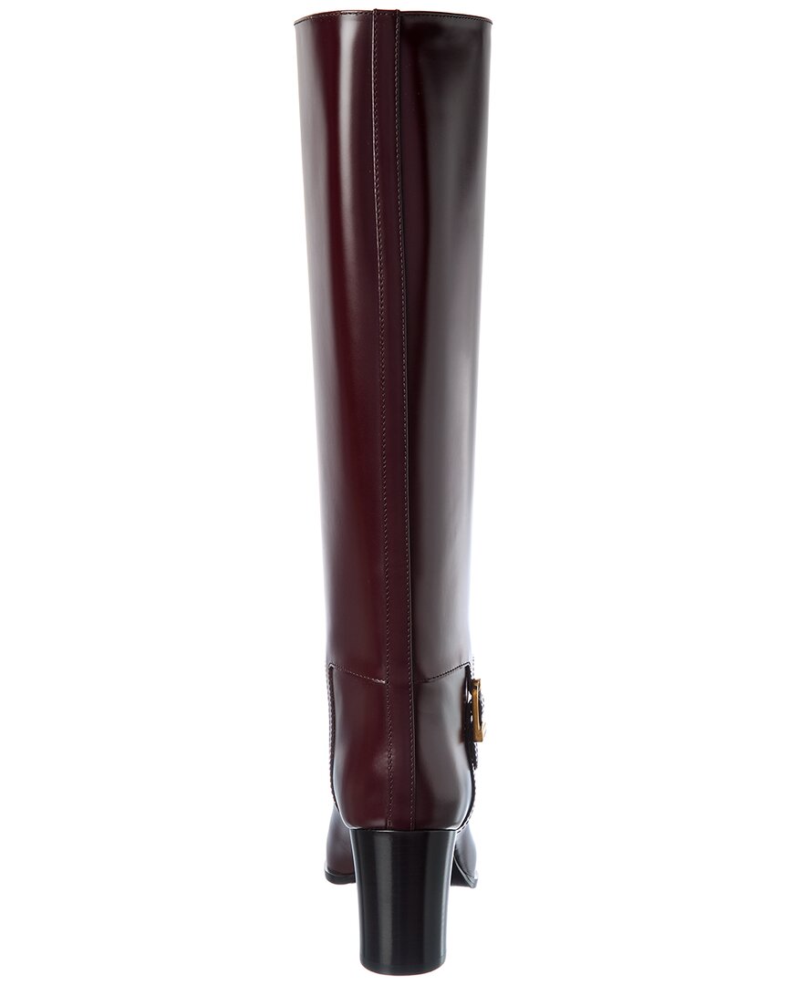 Saint Laurent Saint Laurent Julia Leather Knee-High Boot
