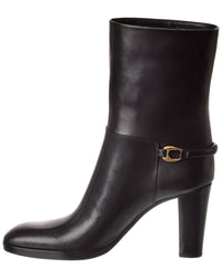 Saint Laurent Sulpice 80 Leather Bootie