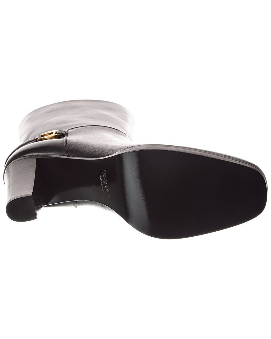 Saint Laurent Sulpice 80 Leather Bootie