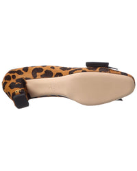 Valentino Bowow 45 Haircalf & Leather Pump