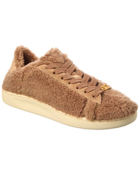 Valentino Vlogo Signature Shearling Sneaker