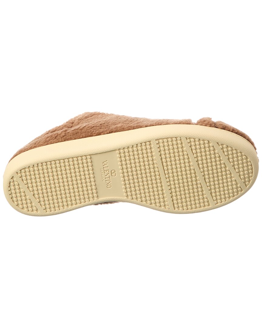 Valentino Vlogo Signature Shearling Sneaker