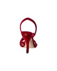Valentino Fetishique 105 Velvet Slingback Sandal