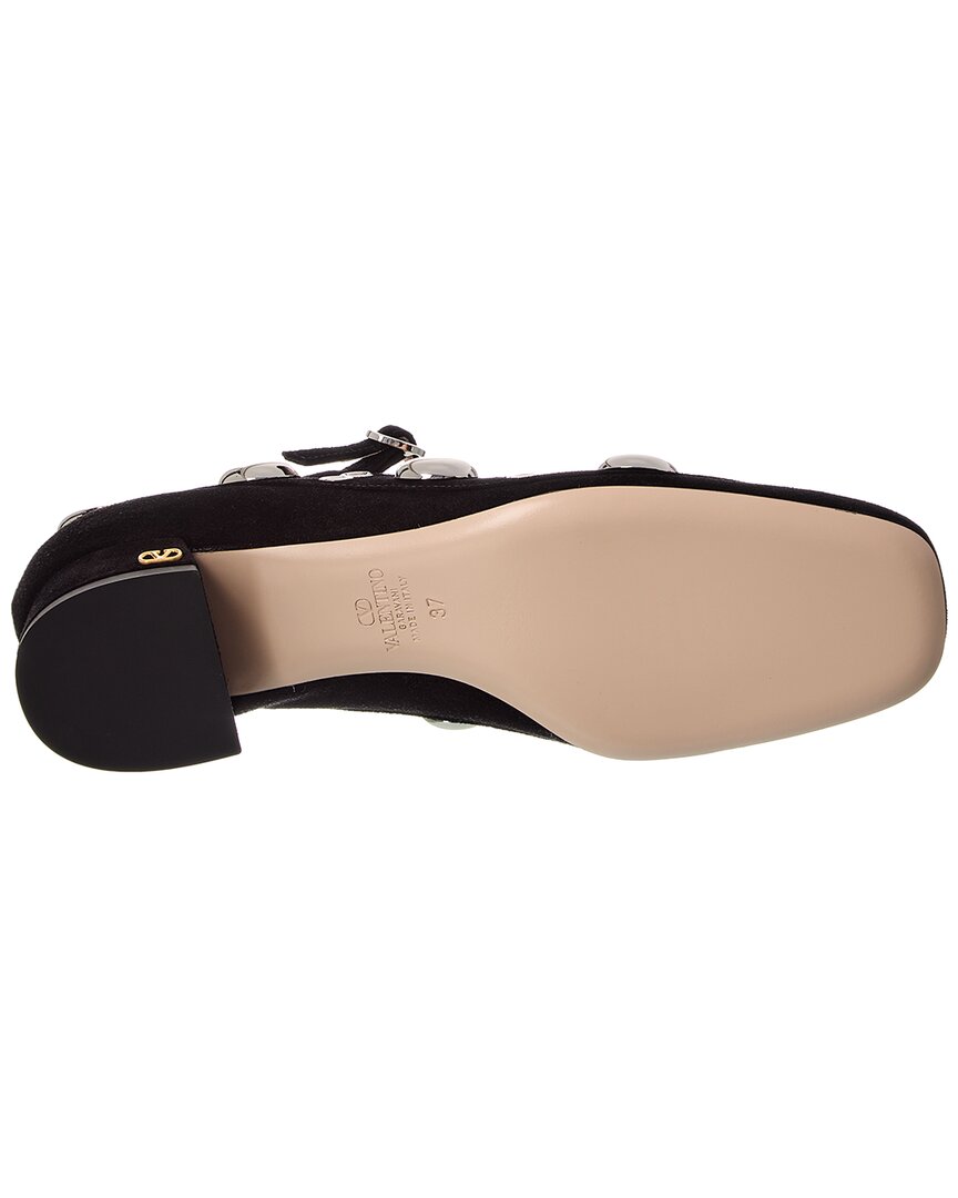 Valentino Nellcote Mary-Jane 30 Suede Pump