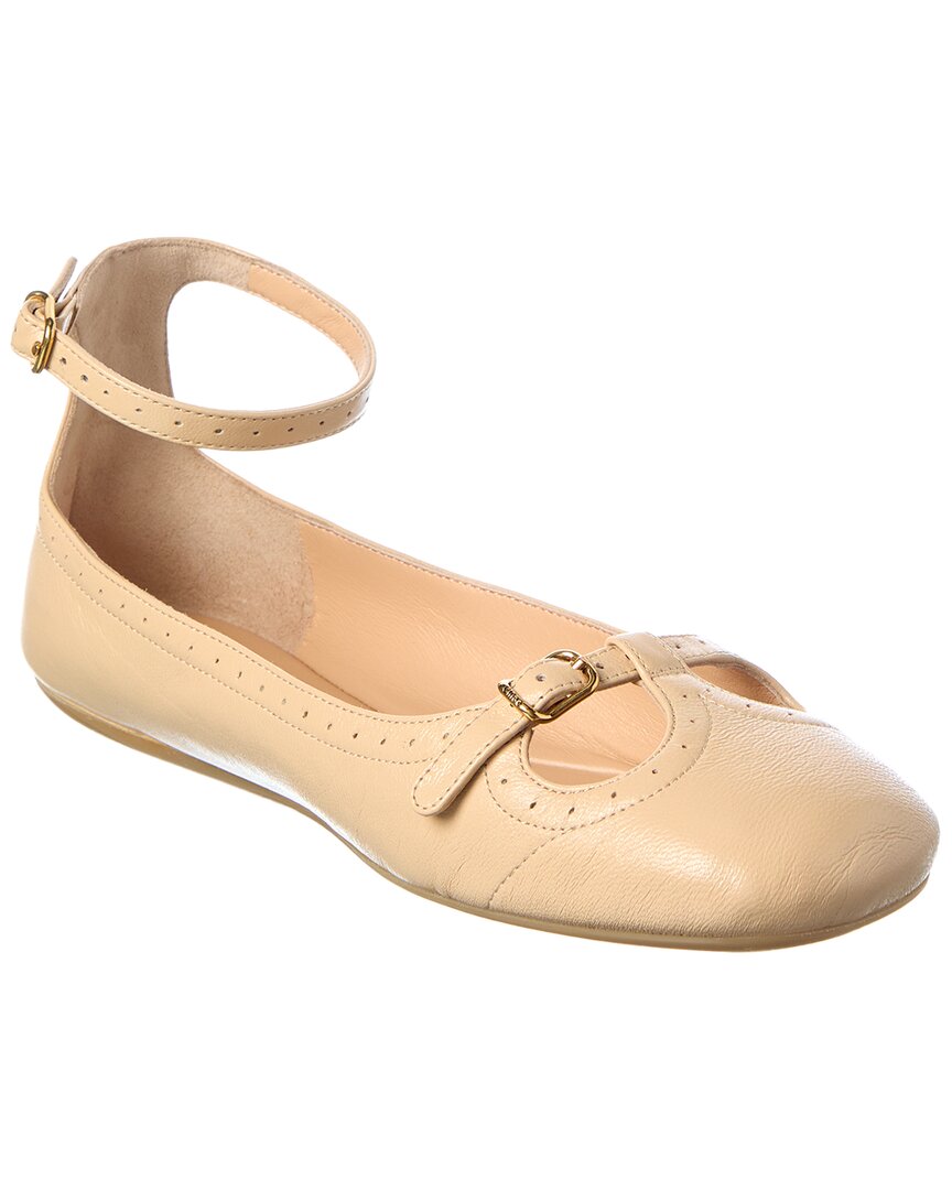 Chloé Misty Leather Ballerina Flat
