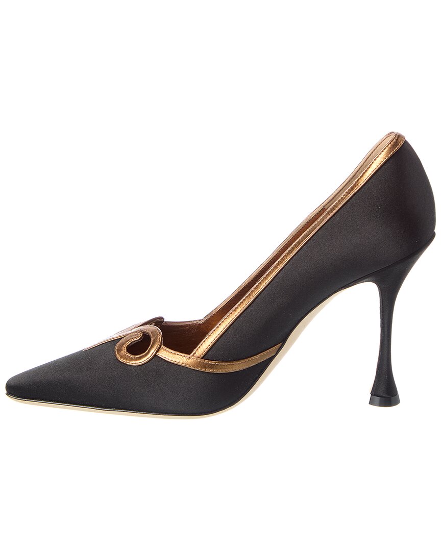 Manolo Blahnik Satin Pump