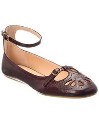 Chloé Misty Leather Ballerina Flat