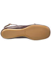Chloé Misty Leather Ballerina Flat