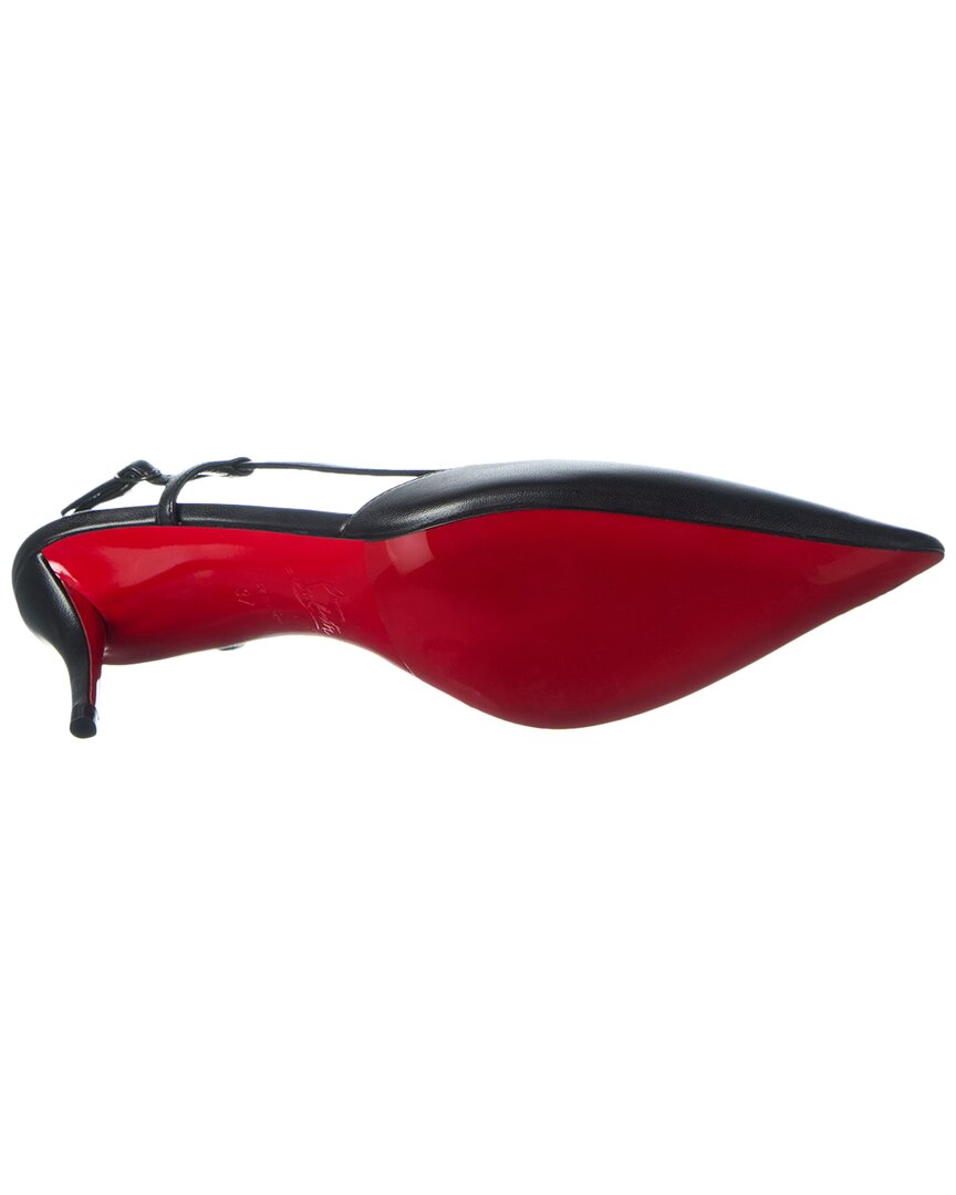 Christian Louboutin Miss Z 60 Leather Slingback Pump – Bluefly