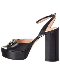 Gucci Gucci Horsebit Leather Platform Sandal