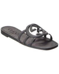 Gucci Gucci Interlocking G Rubber Sandal
