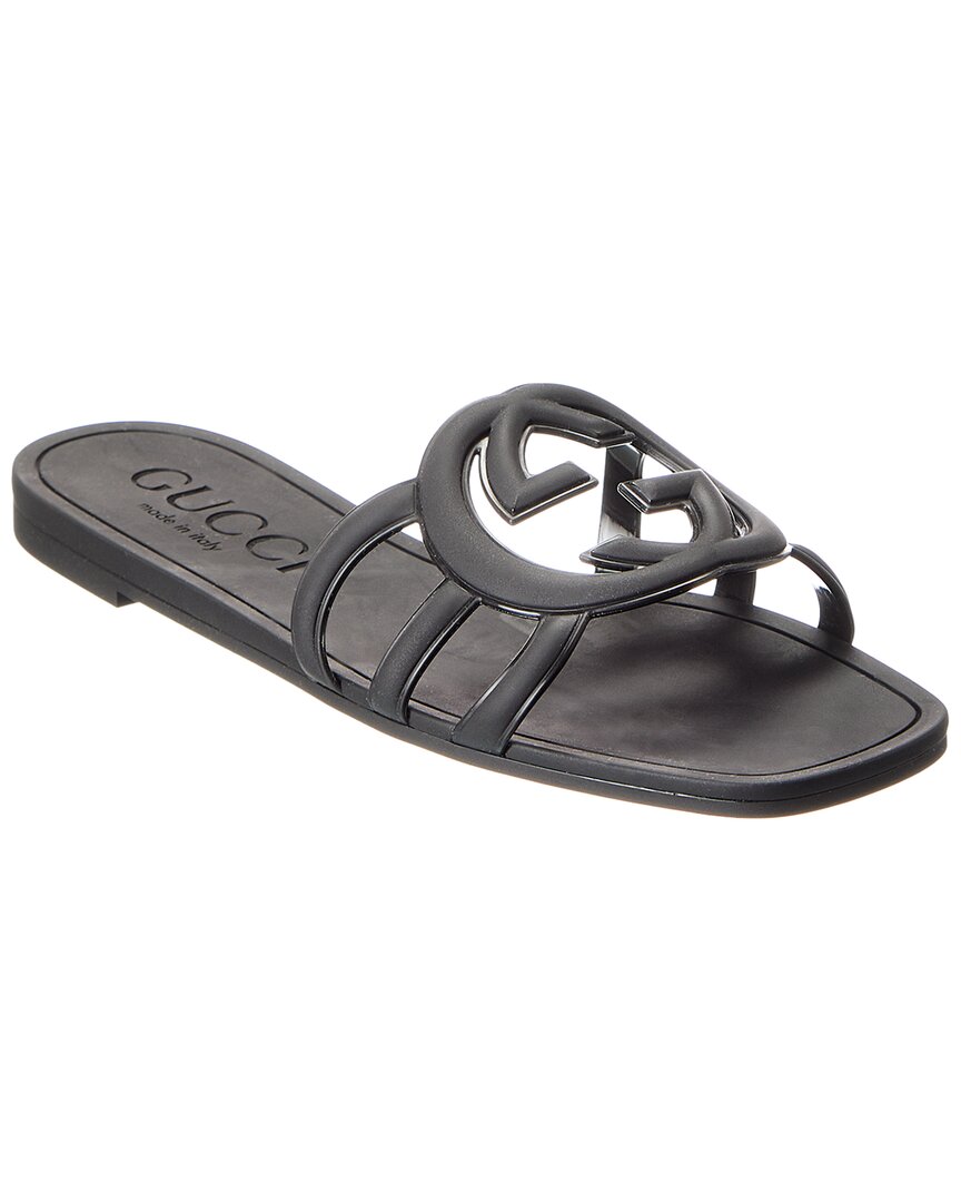 Gucci Gucci Interlocking G Rubber Sandal