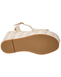 Valentino Vlogo Signature 120 Grainy Leather Wedge Sandal