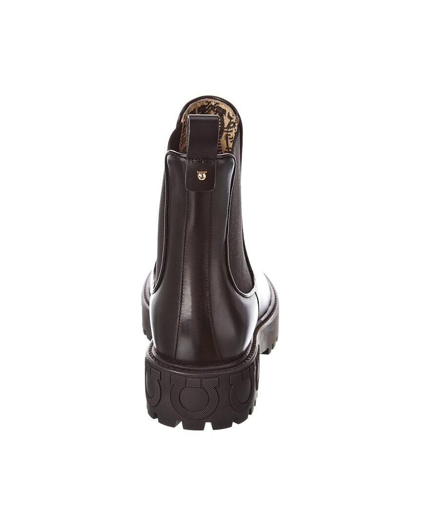 Ferragamo Ferragamo Varsi Leather Bootie