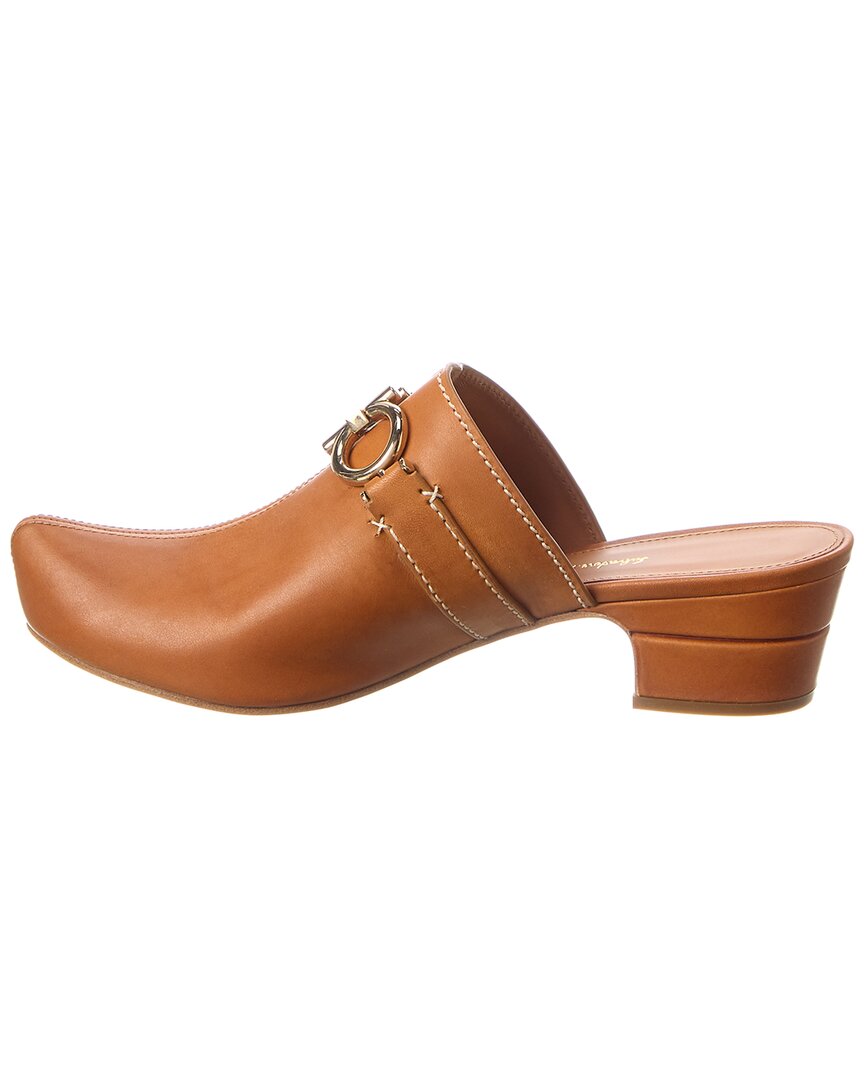 Ferragamo Phobos Leather Mule