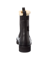 Ferragamo Ferragamo Rook F1 Leather & Shearling Boot