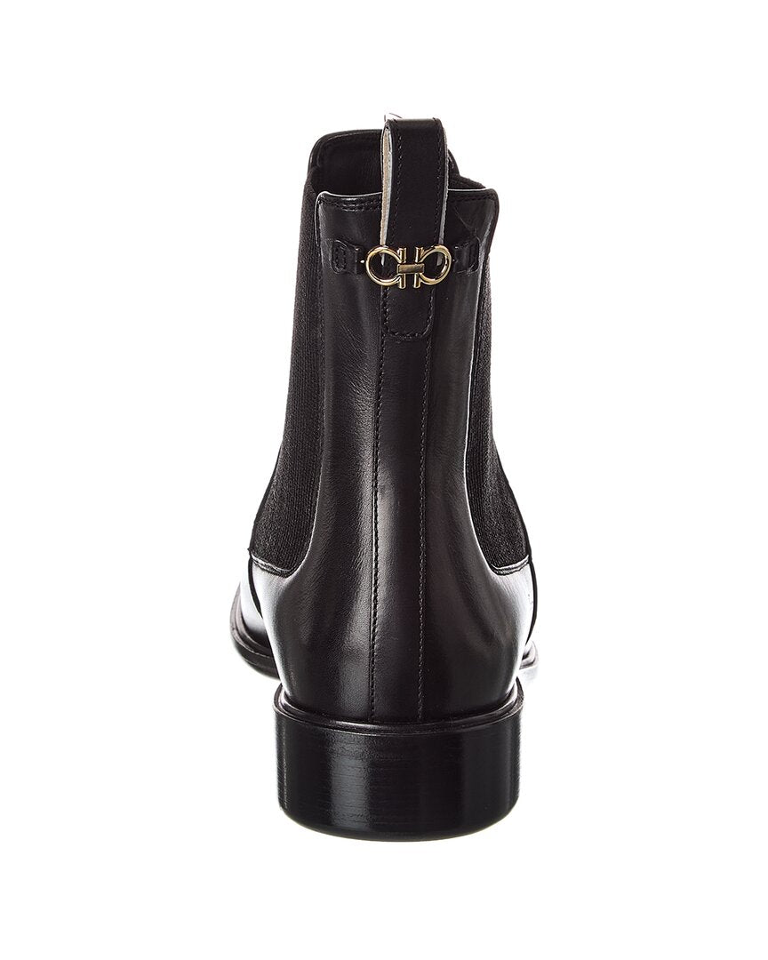 Ferragamo Ferragamo Oddo Leather Bootie
