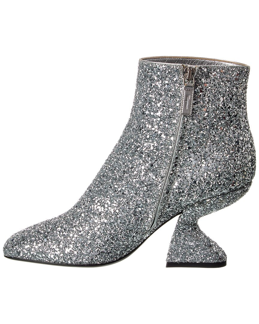 Ferragamo Ferragamo Sal 85 Glitter Bootie