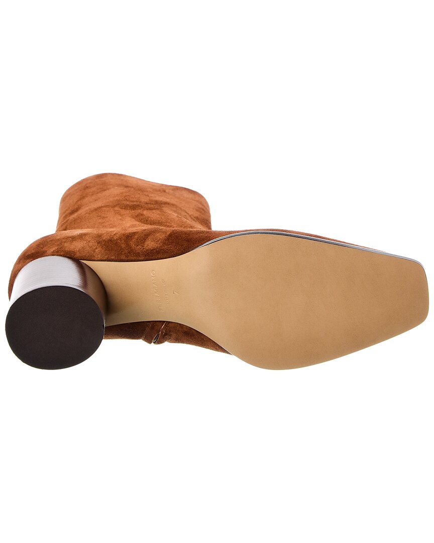 Ferragamo Ferragamo Pampero Suede Bootie