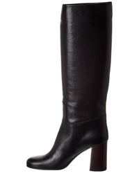 Ferragamo Ovidio Leather Knee-High Boot