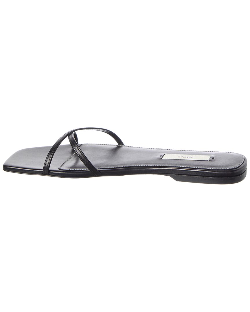 Toteme Crossover Leather Sandal