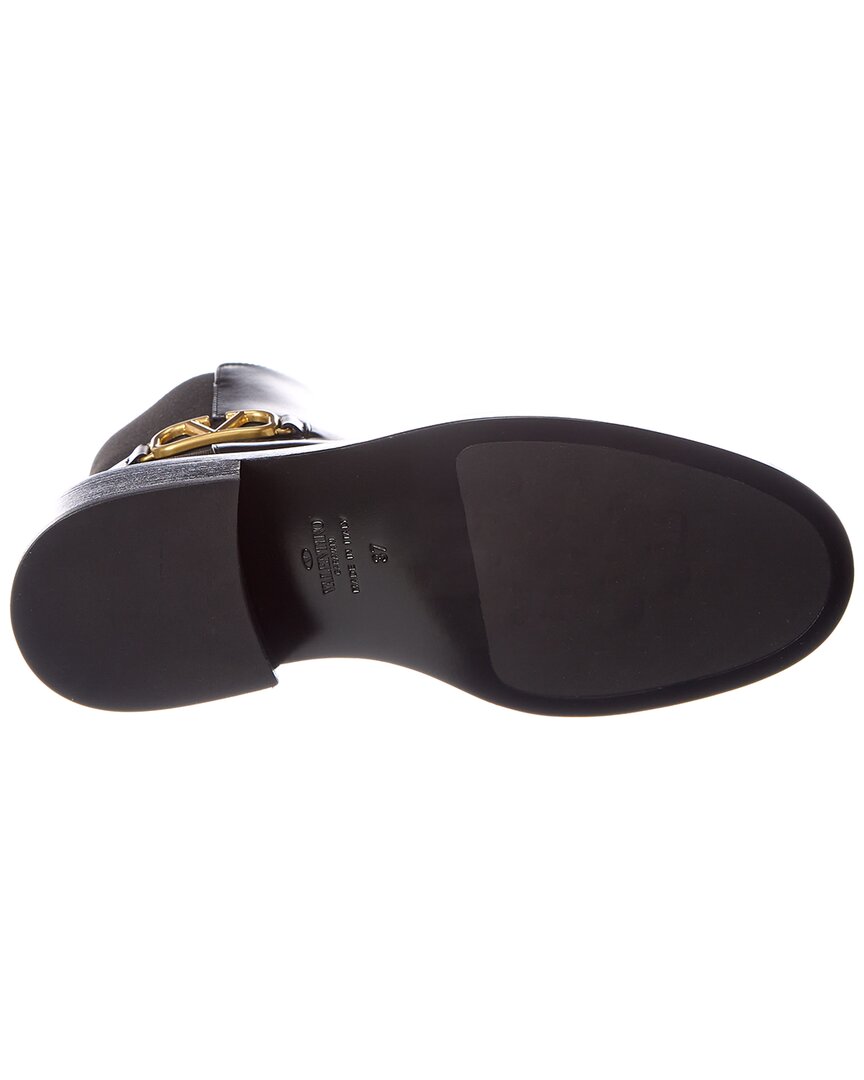Dnu Pack Valentino Vlogo Signature Leather Bootie