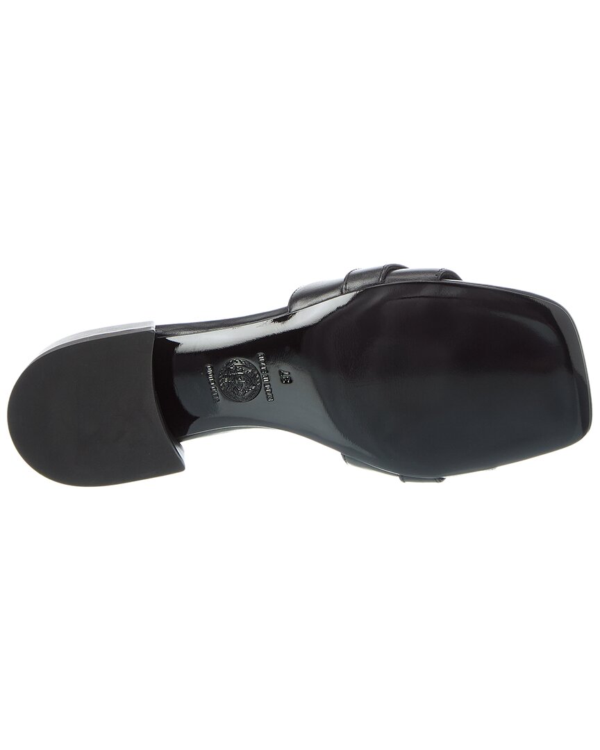 Versace La Medusa Leather Sandal