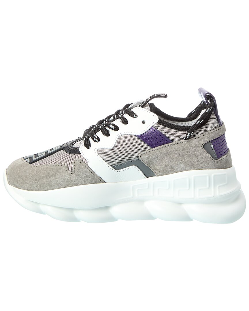 Versace Leather & Mesh Sneaker