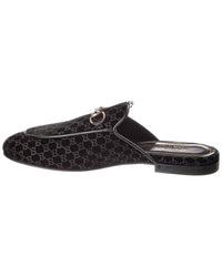 Gucci Princetown Gg Velvet Mule