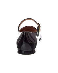Gianvito Rossi Mary Ribbon Patent Flat