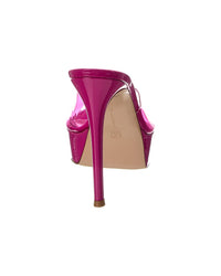 Gianvito Rossi Betty 125 Patent & Vinyl Platform Sandal