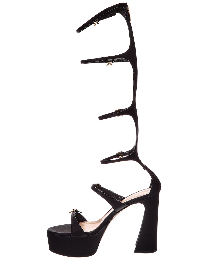 Gianvito Rossi Maddy 70 Satin Gladiator Sandal