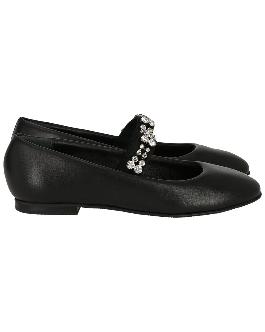 Casadei Leather Ballet Flat