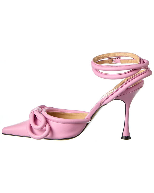 Mach & Mach Double Bow Leather Pump