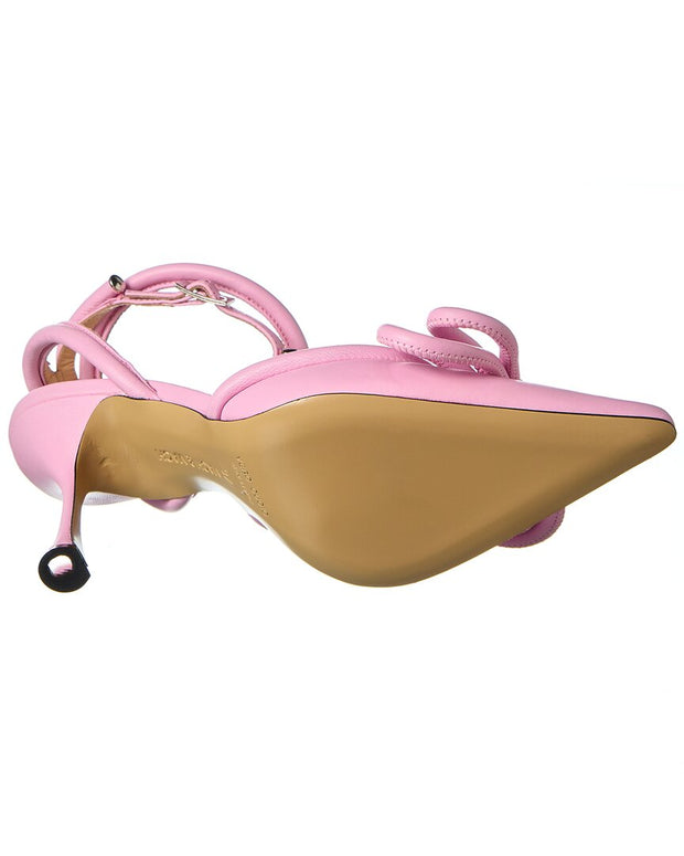 Mach & Mach Double Bow Leather Pump