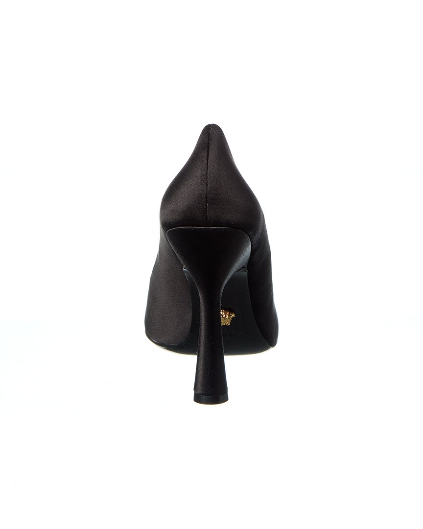 Versace Medusa Plaque Satin Pump