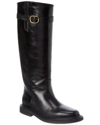 Celine Universite Leather Knee-High Boot