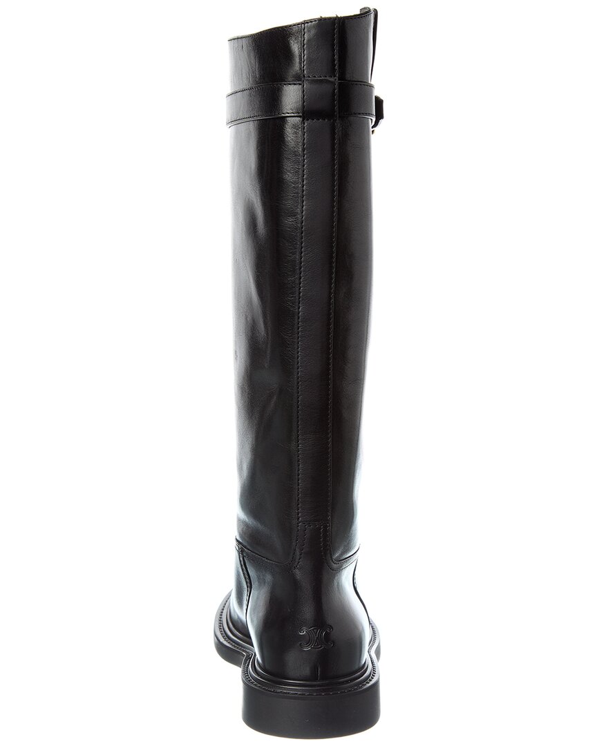 Celine Universite Leather Knee-High Boot