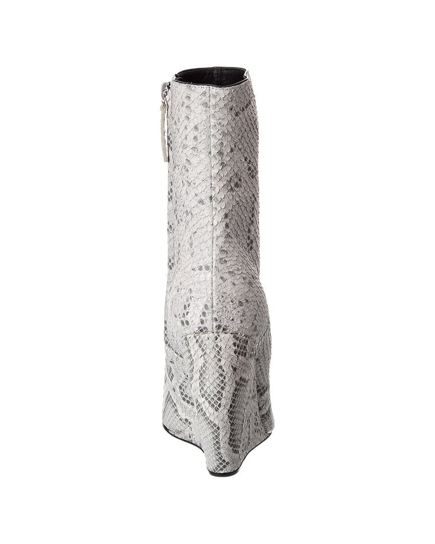 Giuseppe Zanotti Decadence 105 Python Wedge Bootie