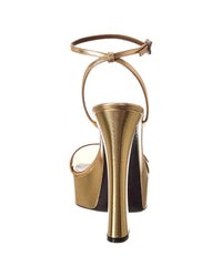 Giuseppe Zanotti Destino 100 Leather Platform Sandal