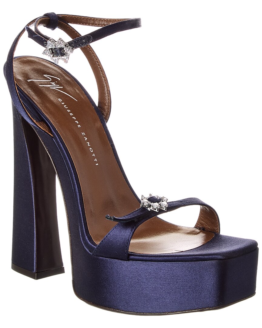Giuseppe Zanotti Destino 100 Satin Platform Sandal