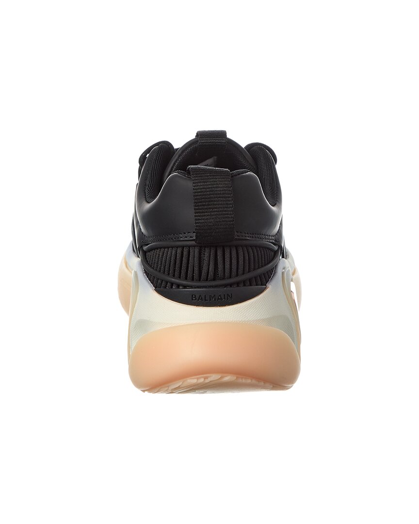 Balmain Runner Leather & Mesh Sneaker