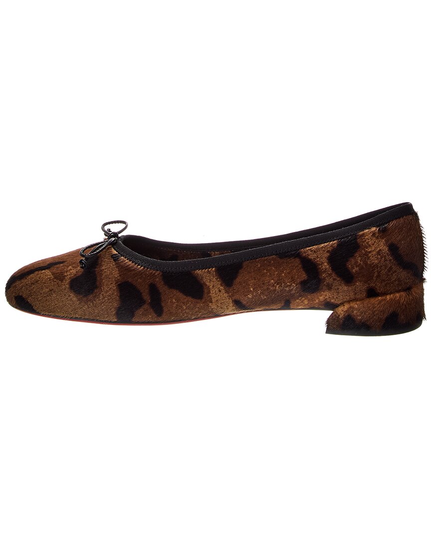 Christian Louboutin Sweetie Jane Haircalf Ballerina Flat