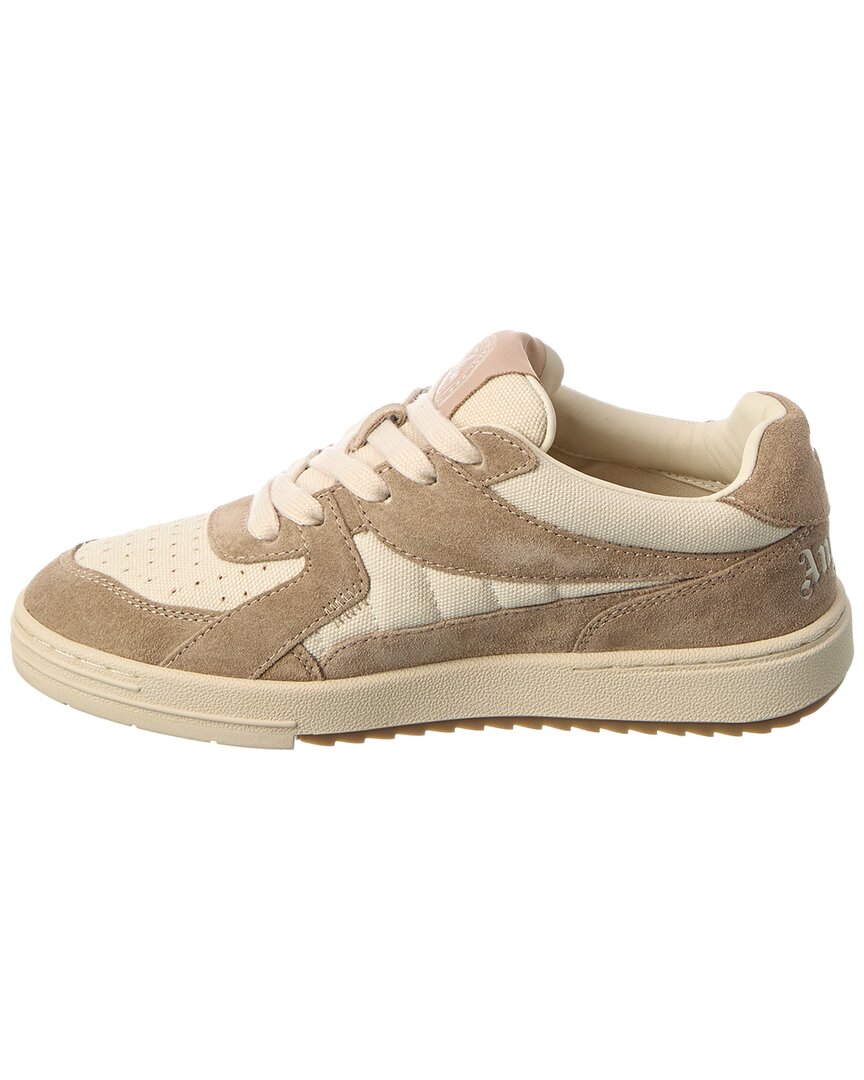 Palm Angels University Lt Canvas & Suede Sneaker