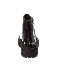 Palm Angels Ankle Leather Combat Boot