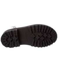 Palm Angels Ankle Leather Combat Boot