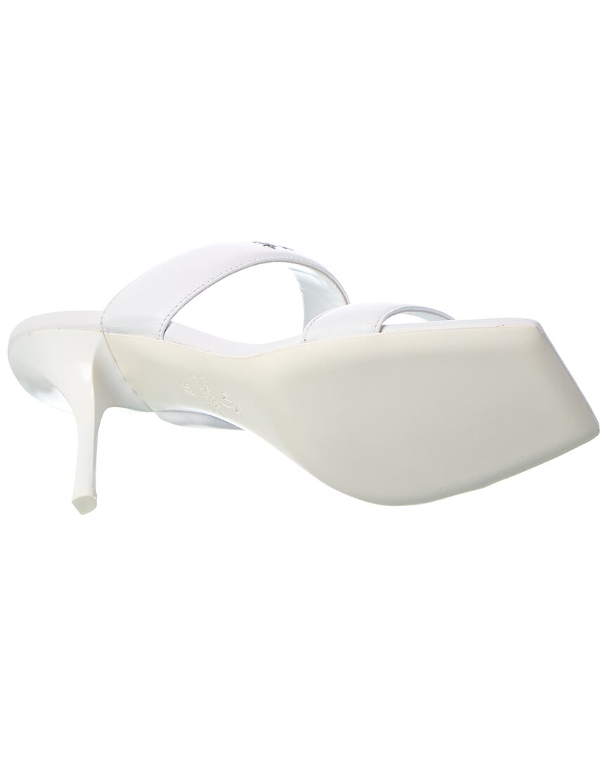 Palm Angels Logo Band Leather Sandal